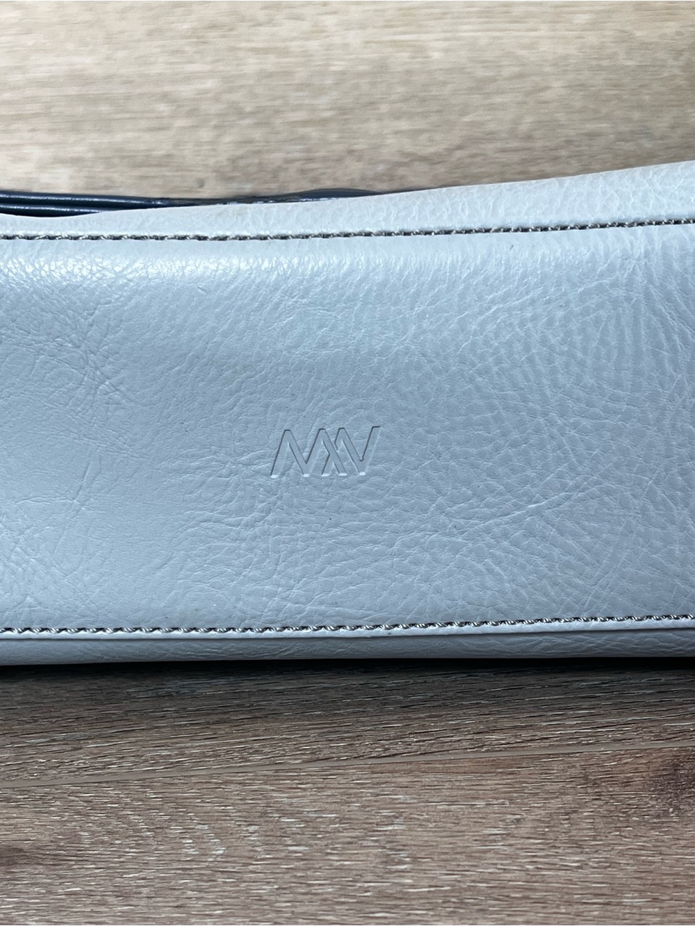 Matt & Nat Navy and Light Gray Two-Tone Top-Handle Satchel - Picture 7 of 16